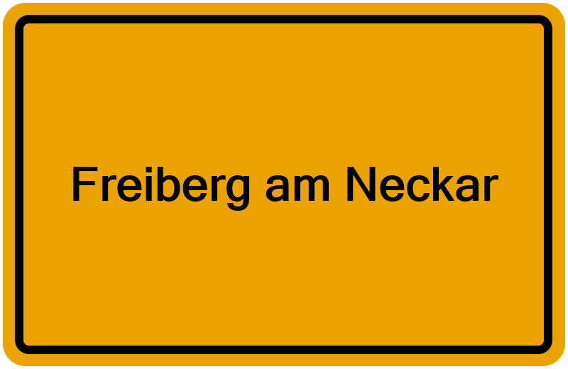 Handelsregisterauszug Freiberg am Neckar
